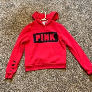 VS pink hoodie